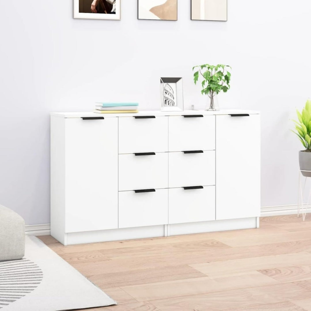 Sideboard in Weiss mit den Massen 60 x 30 x 70 cm
