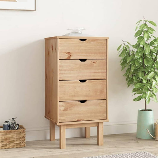 4 Schubladen praegen das Sideboard in Braun