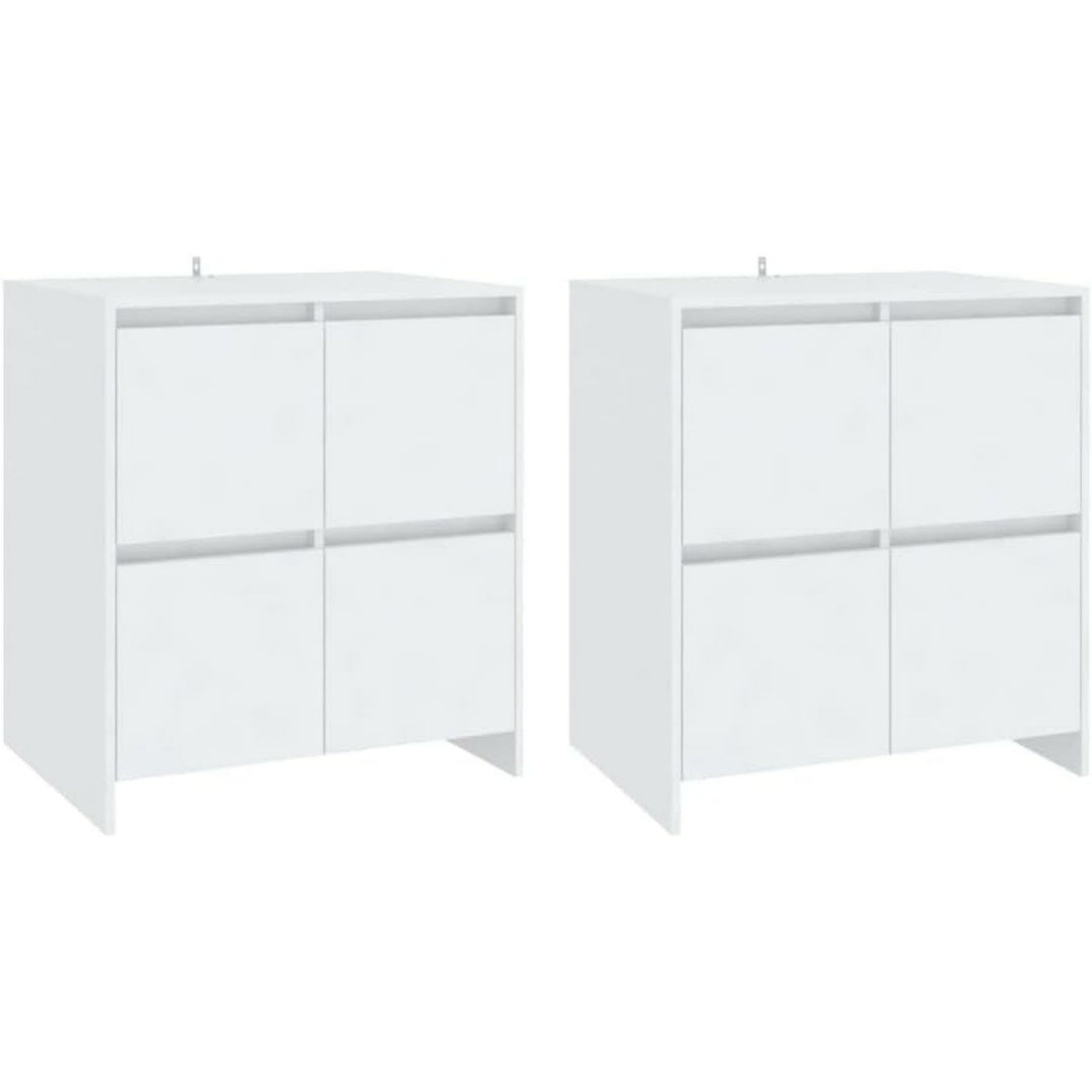 Das Sideboard misst 70 x 41 x 75 cm in Weiss