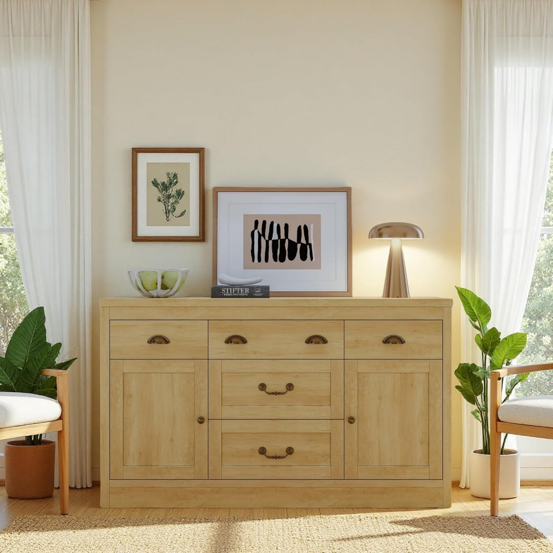 Sideboard mit 5 Schubladen und 2 Tueren