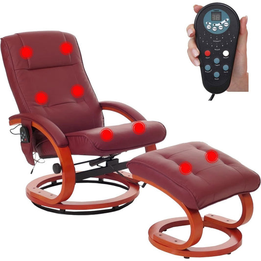 Relaxsessel verbindet eine Drehfunktion und eine Massagefunktion