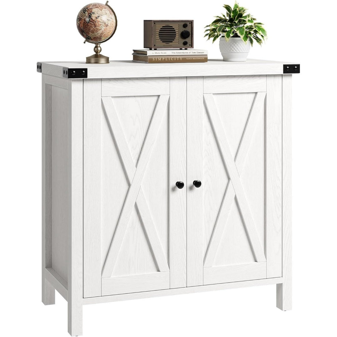Sideboard mit verstellbaren Ablagen und Holzoptik