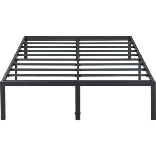 Bettgestell in Schwarz aus Metall