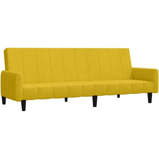 Sofa mit den Massen 220 x 84.5 x 69 cm in Gelb