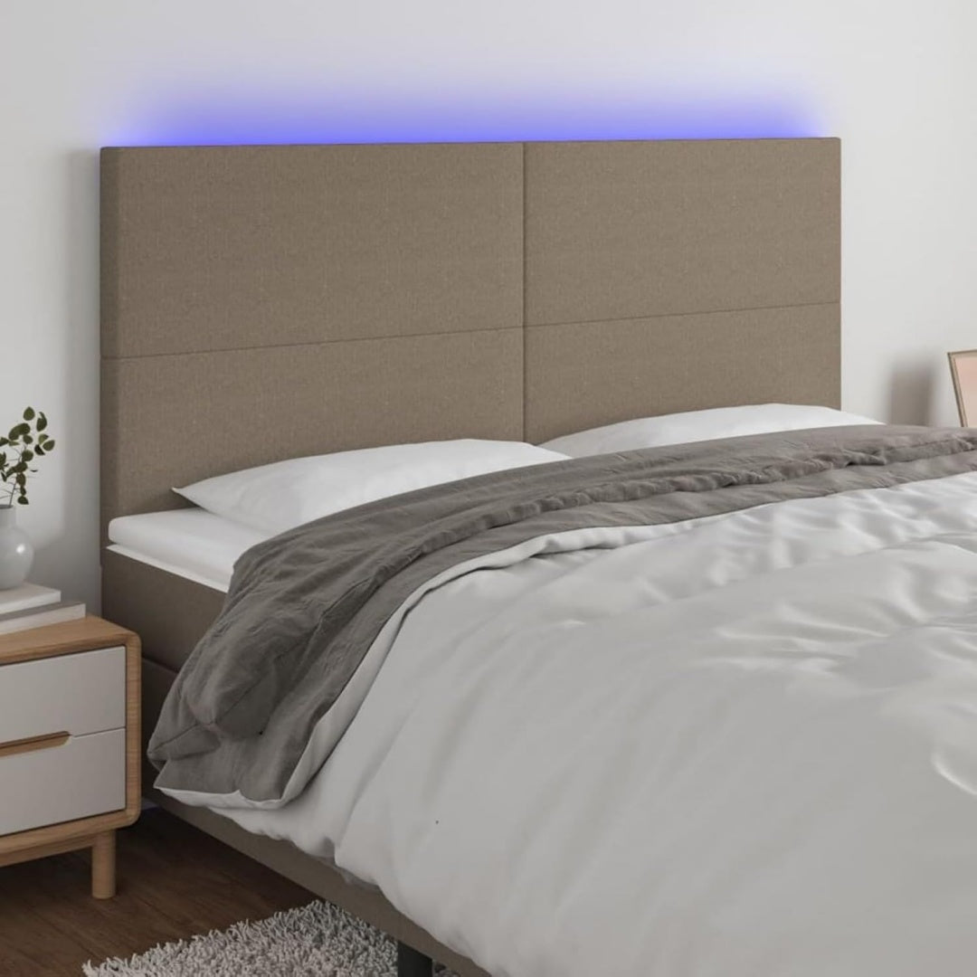 LED Beleuchtung ergaenzt das Kopfteil