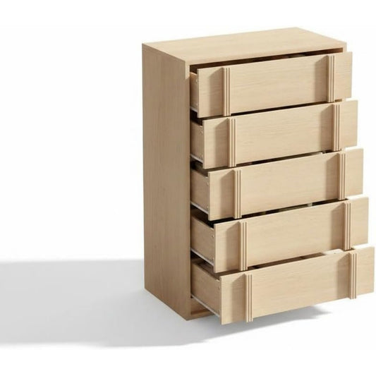 5 Schubladen an dem Sideboard aus Holzwerkstoff